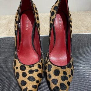 Nine West Leopard Print Heels